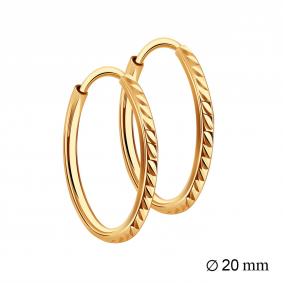 Золотые серьги МАГНАТ МА 021004 МА 021004 фото